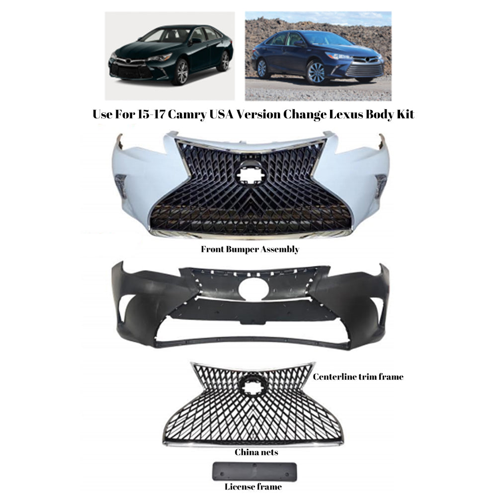 TT-ABC Front Body Kits for 2015–2017 Toyota Camry (Lexus‑Style) - TT-ABC