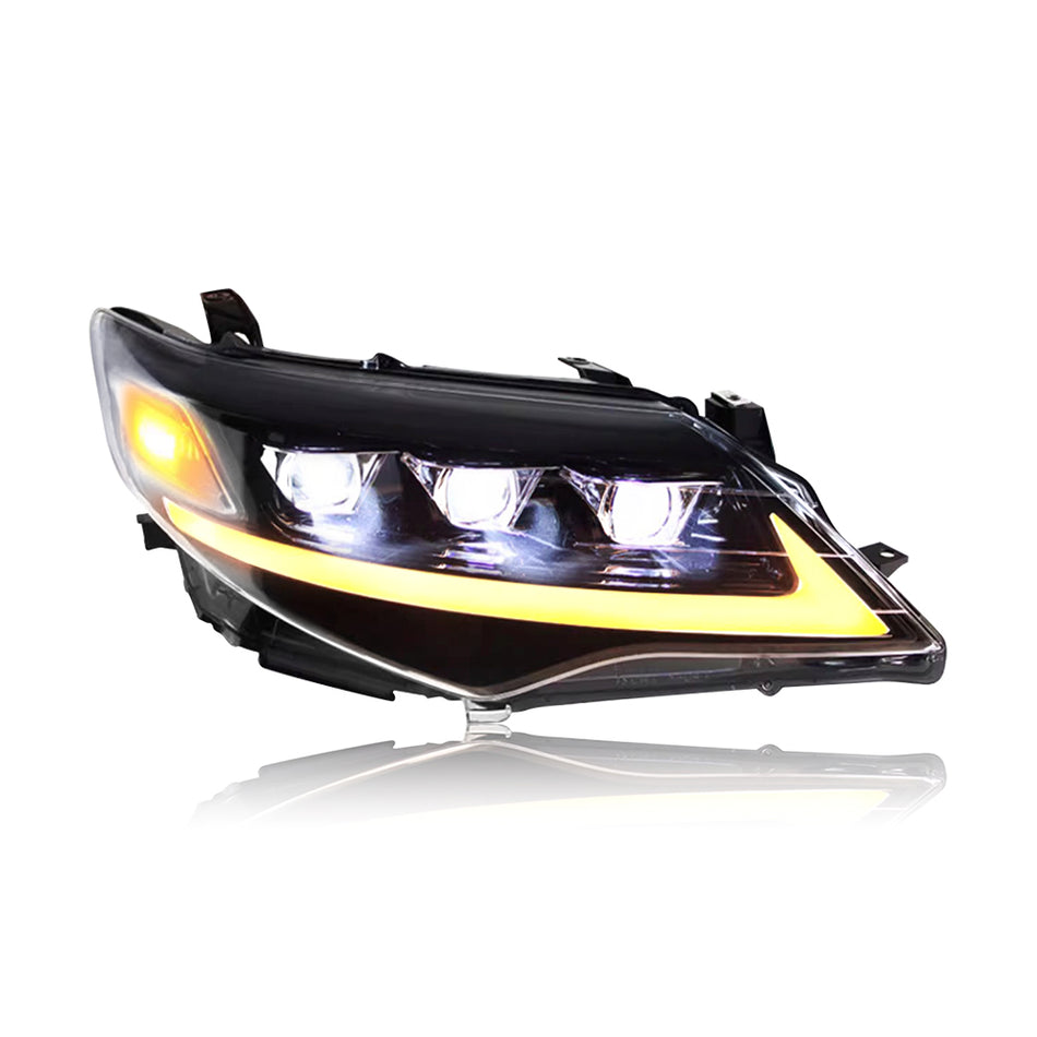 LED Headlight for Toyota Camry 2012-2014 Animation Sequential Front Lamps