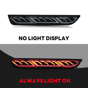 TT-ABC Led side lights 2pcs for 2010-2014 Ford Mustang Front Bumper Side Marker Light