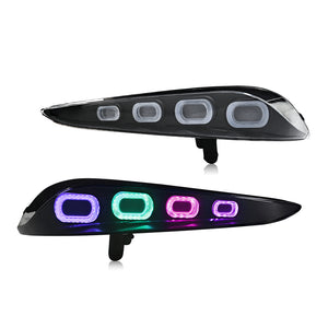 TT-ABC RGB Tail Light for 2020-2025 Toyota GR Supra MK5 A90 & A91 Start up Animation DRL Sequential Indicator Rear Lamp Assembly - TT-ABC