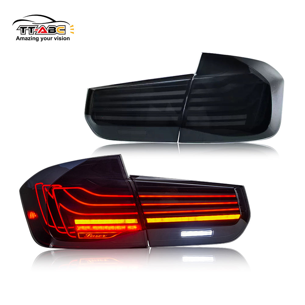 Ultra mods Tail Light for 2013-2018 BMW 3 Series F30 Laser Style(SMOKE/RGB)-TT-ABC-TT-ABC