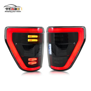 TT-ABC LED Tail Lights Assembly for 2022-2024 Ford F-150 F150 XL STX Rear Lamps-TT-ABC-TT-ABC
