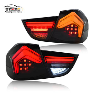 TT-ABC Led Tail light for 2009-2012 BMW 3-Series E90/E91 320i/323i/325/330/335 Smoked LED Tail Light-TT-ABC-TT-ABC