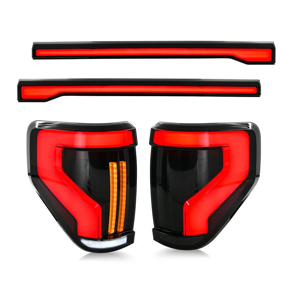 TT-ABC LED Tail Lights for 2009-2014 Ford F-150 F150 Tail Light - TT-ABC