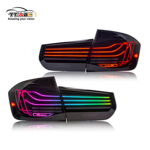 Ultra mods Tail Light for 2013-2018 BMW 3 Series F30 Laser Style(SMOKE/RGB)-TT-ABC-TT-ABC