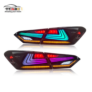 TT-ABC RGB Led Tail Lights For 2018-2024 Toyota Camry LE/SE/XLE/XSE/TRD-TT-ABC-TT-ABC
