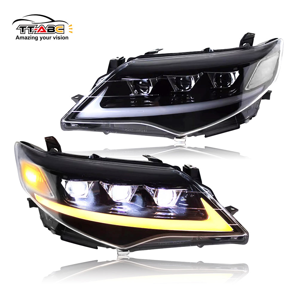 TT-ABC LED Headlight for 2012-2014 Toyota Camry Animation Sequential Front Lamps-TT-ABC-TT-ABC