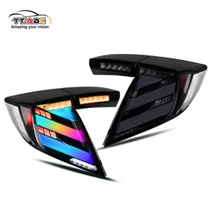 RGB Tail Lights for Honda Civic 2016-2021 Hatchback Type R FK7 FK8 Tail Light Assembly-TT-ABC-TT-ABC
