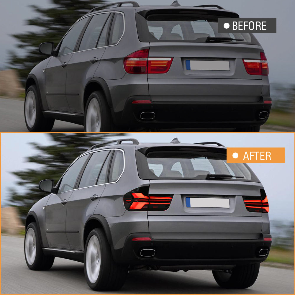 TT-ABC LED Tail Lights for 2011-2013 BMW X5 E70 Taillights Assembly