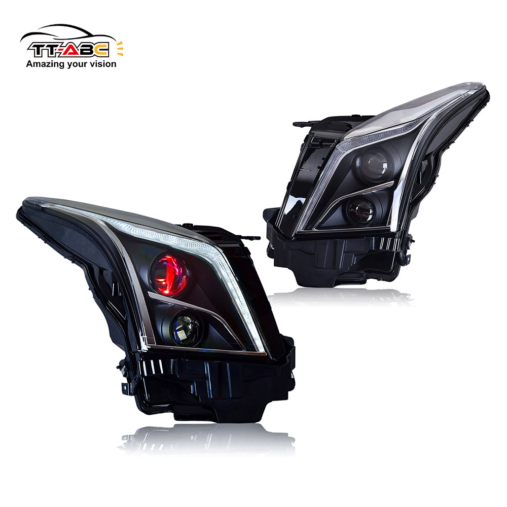 For 2013-2019 Cadillac ATS ATS-L Led Headlights - TT-ABC