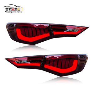 For 2019-2021 Nissan Sylphy/Sentra/Pulsar LED Tail Light with Start Up Animatio (Smoked/Red)-TT-ABC-TT-ABC
