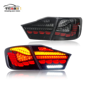 For 2012-2014 Toyota Camry Led Tail Lights with Running Lamp Brake Reverse Turn Signal-TT-ABC-TT-ABC