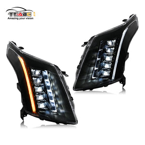 TT-ABC LED Headlights For 2010-2016 Cadillac SRX Halogen Front Lamps Assembly-TT-ABC-TT-ABC