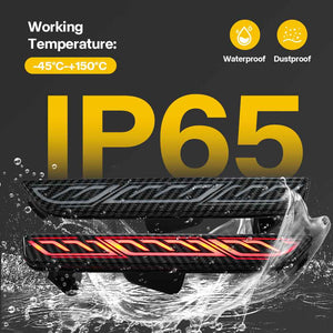 TT-ABC Led side lights 2pcs for 2010-2014 Ford Mustang Front Bumper Side Marker Light