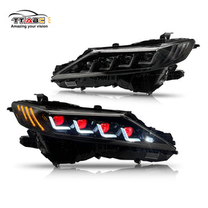 Demon Eye Headlights For 2018-2024 Toyota Camry LE SE XLE XSE TRD (Quad Projectors Headlights)-TT-ABC-TT-ABC