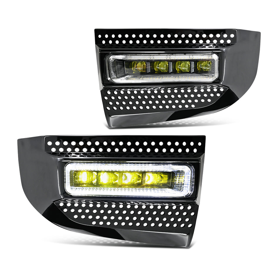 Pair Front Fog Light Lamp For Land Rover Defender 90 110 130 2020-2024 Left & Right