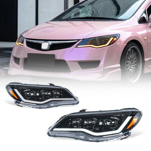 TT-ABC Led Headlight for 2006-2012 Honda Civic FD1,FD2 Type-R - TT-ABC