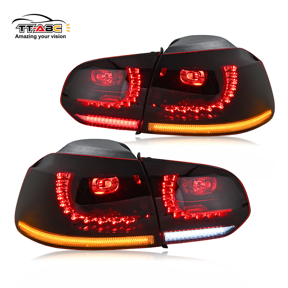 TT-ABC Tail Lights for 2010-2014 Golf 6 Golf MK6 TSI TDI R GTI