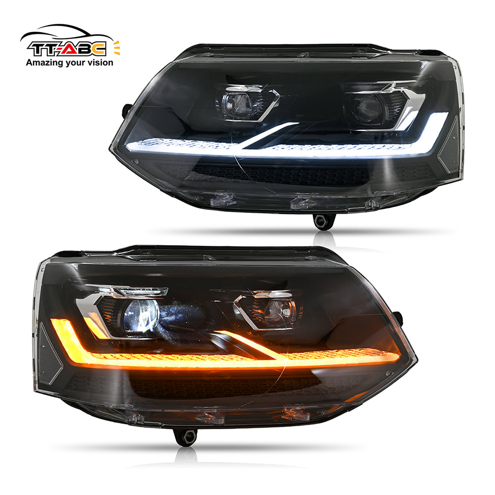 TT-ABC LED Headlights for 2013-2015 Volkswagen Multivan T5.1 HeadLamps Assembly