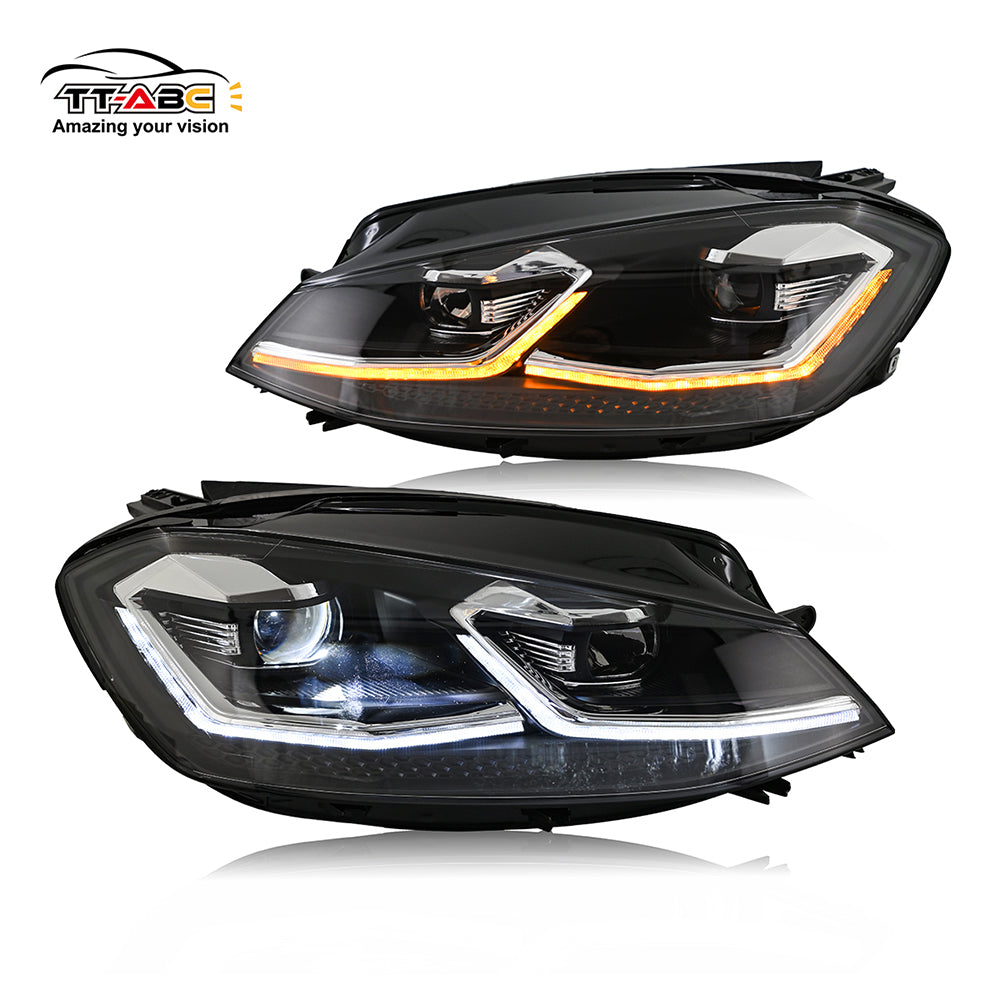 TT-ABC Led Headlight for 2018-2021 Volkswagen Golf 7 MK7.5