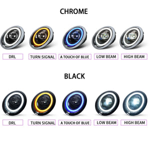 TT-ABC LED Headlights for 2001-2007 BMW Mini Cooper R50 R52 R53 Headlight Assembly - TT-ABC