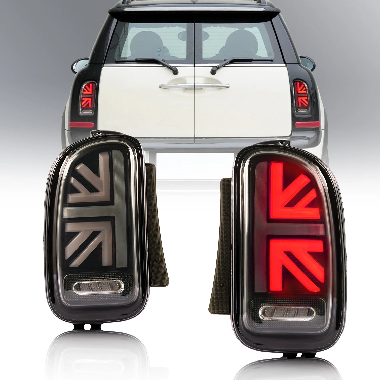 TT-ABC Led Tail Lights for 2007-2014 BMW Mini Cooper Clubman R55 Tail Light Assembly - TT-ABC
