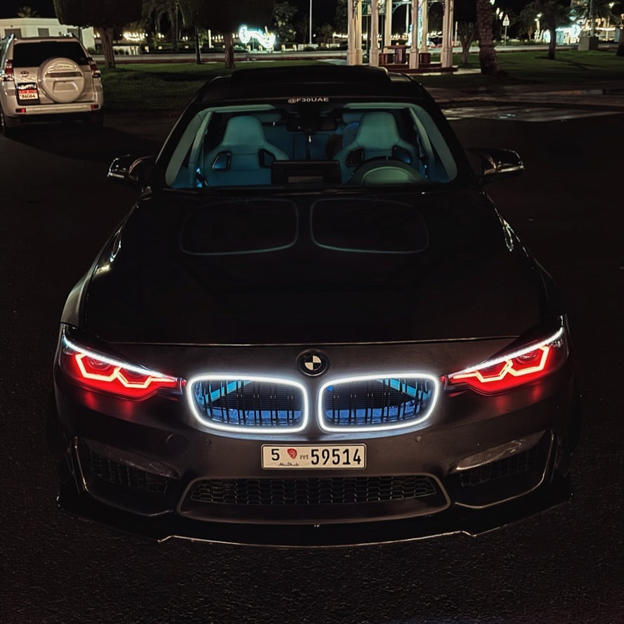 Modified front grille lights for 2013-2018 BMW 3 series/M3/F30/F35-TT-ABC-TT-ABC