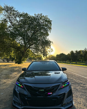 TT-ABC New RGB Headlights For 2018-2024 Toyota Camry LE SE XLE XSE TRD (Quad Projectors Headlights)-TT-ABC-TT-ABC