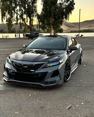 TT-ABC New RGB Headlights For 2018-2024 Toyota Camry LE SE XLE XSE TRD (Quad Projectors Headlights)-TT-ABC-TT-ABC