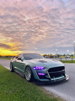 TT-ABC RGB Headlight For 2018-2023 Ford Mustang S650 Projector Front Lamp Assembly-TT-ABC-TT-ABC