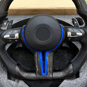 Carbon Fiber Perforated Led Steering Wheel for BMW F91 F90 F35 F30 F32 F10 F20 F07 F01 E46 E60 E90 M3 M5 Steering Wheel - TT-ABC