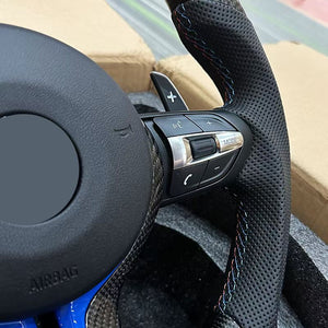 Carbon Fiber Perforated Led Steering Wheel for BMW F91 F90 F35 F30 F32 F10 F20 F07 F01 E46 E60 E90 M3 M5 Steering Wheel - TT-ABC