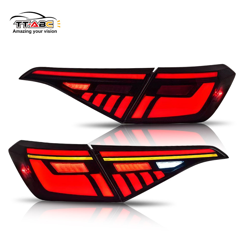 Smoke gray LED Tail Light Assembly for 2022-2025 11th gen Honda Civic-TT-ABC-TT-ABC