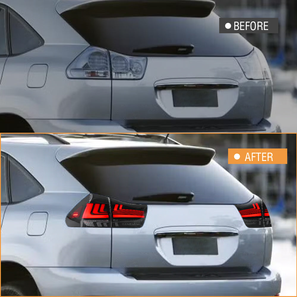TT-ABC LED Tail Lights for 2004-2006 Lexus RX330/2007-2009 RX450 Rear Lamps Assembly
