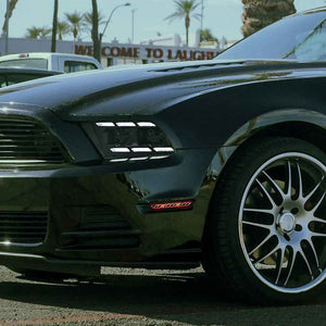 TT-ABC Led side lights 2pcs for 2010-2014 Ford Mustang Front Bumper Side Marker Light