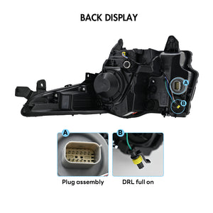 TT-ABC Led Headlight For 2013-2019 Cadillac ATS ATS-L Headlight Assembly - TT-ABC