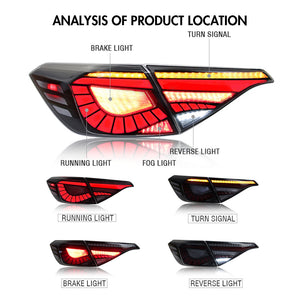 For 2022-2025 Honda Civic Accessories 11th Led Tail Lights With Start Animation Tail Lights Assembly-TT-ABC-TT-ABC