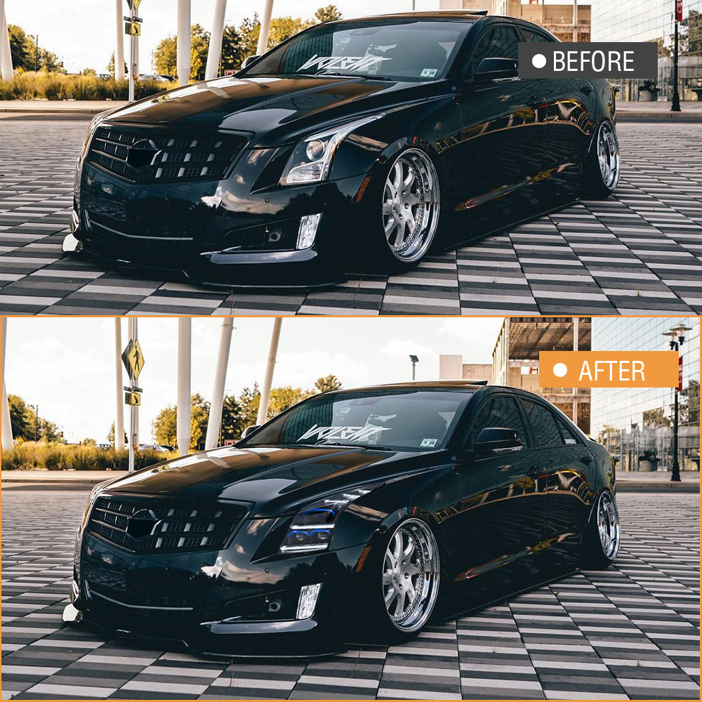 TT-ABC Led Headlight For 2013-2019 Cadillac ATS ATS-L Headlight Assembly - TT-ABC