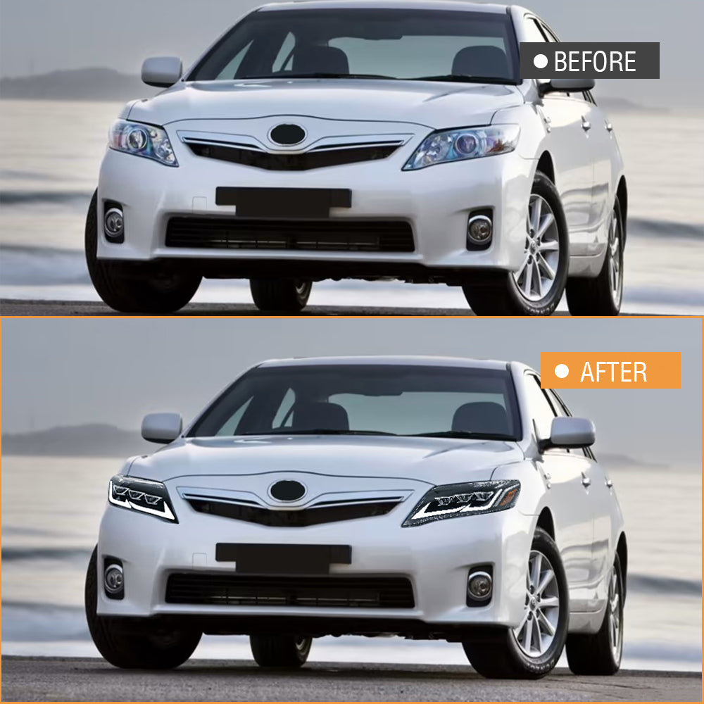 TT-ABC New LED Headlight for 2010-2011 Toyota Camry Headlight Assembly - TT-ABC