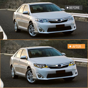TT-ABC New LED Headlight for 2012-2014 Toyota Camry Headlight Assembly - TT-ABC