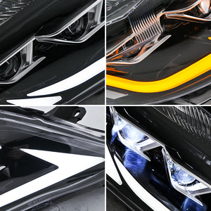 TT-ABC New LED Headlight for 2010-2011 Toyota Camry Headlight Assembly - TT-ABC