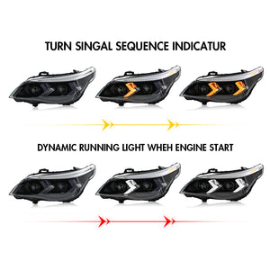 TT-ABC Led Headlights for 2005-2010 BMW 5-Series E60 525i 530i 540i Headlamps Assembly - TT-ABC