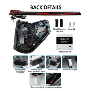 TT-ABC LED Tail Lights for 2009-2014 Ford F-150 F150 Tail Light - TT-ABC