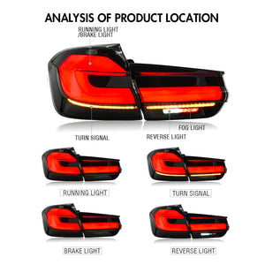 TT-ABC LED Tail Light for 2013-2018 BMW 3-Series F30 Rear Lamps - TT-ABC