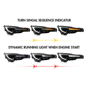 TT-ABC Led Headlights for 2020-2025 Toyota Corolla Sedan Headlamp Assembly - TT-ABC