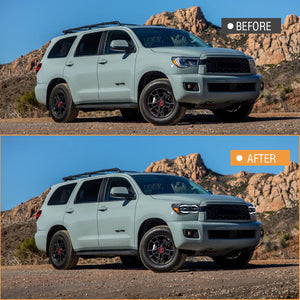 TT-ABC Projector Led Headlights For 2007-2013 Toyota Tundra Sequential Turn Signal, DRL w/Dynamic Animation - TT-ABC