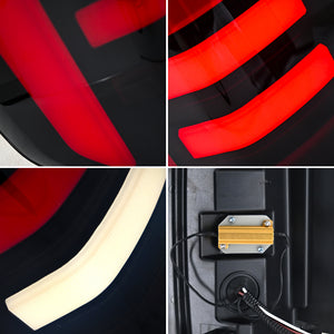 TT-ABC Led Tail Lights for 2022-2024 Ford Maverick XL XLT Taillights Assembly Smoked Lens - TT-ABC