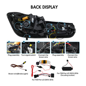 TT-ABC Led tail lights for 2013-2018 BMW 3 Series F30 F80 M3 320i 325i car accessories tail light assemblies with turn signal-TT-ABC-TT-ABC