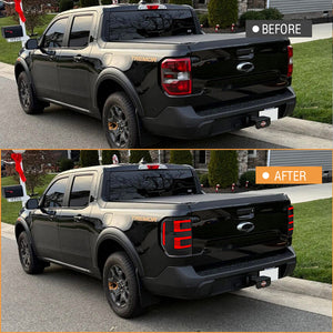 TT-ABC Led Tail Lights for 2022-2024 Ford Maverick XL XLT Taillights Assembly - TT-ABC