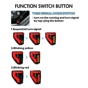 TT-ABC LED Tail Lights for 2009-2014 Ford F-150 F150 Tail Light - TT-ABC